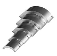 Stufenkeil 2,5 - 20 mm Stahl Rohr