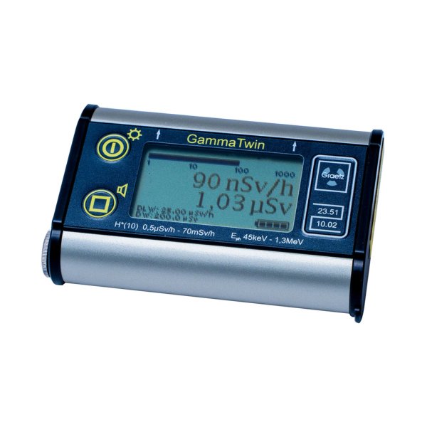 Dose rate meter GRAETZ GammaTwin incl. declaration of conformity Without declaration of conformity