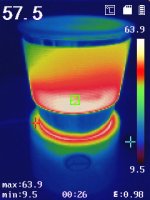 W&auml;rmebildkamera ~ 160 x120 px. -20&deg;C &hellip; 550&deg;C ~ IP54 mit USB &amp; Analysesoftware