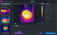 W&auml;rmebildkamera ~ 160 x120 px. -20&deg;C &hellip; 550&deg;C ~ IP54 mit USB &amp; Analysesoftware