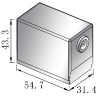 Ultraschall-Winkelpr&uuml;fkopf 20x22 - 4 MHz-45&deg;