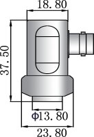 Vertical probe 10 mm 4 MHz-LEMO 00
