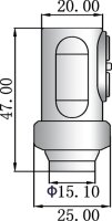 SE-Senkrechtpr&uuml;fkopf  4 MHz-10 mm