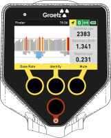 Hocheffizienter Radionuklid-Identifizierer GRAETZ RadXplore-ident